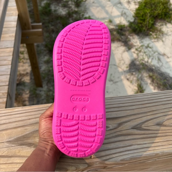 Pink Platform Crocs - Picture 4 of 4
